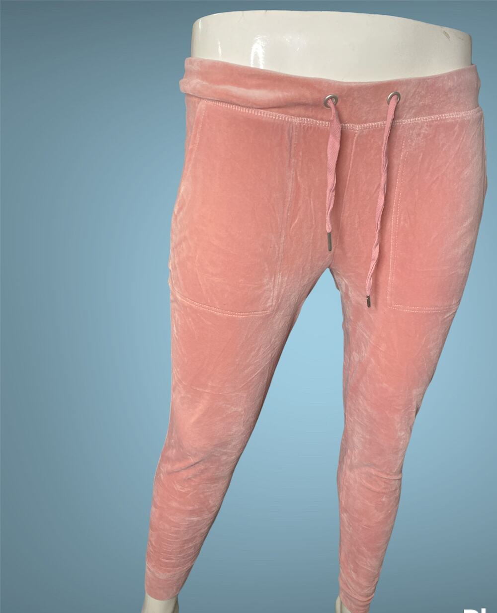 Pink Velour Jogger Pants